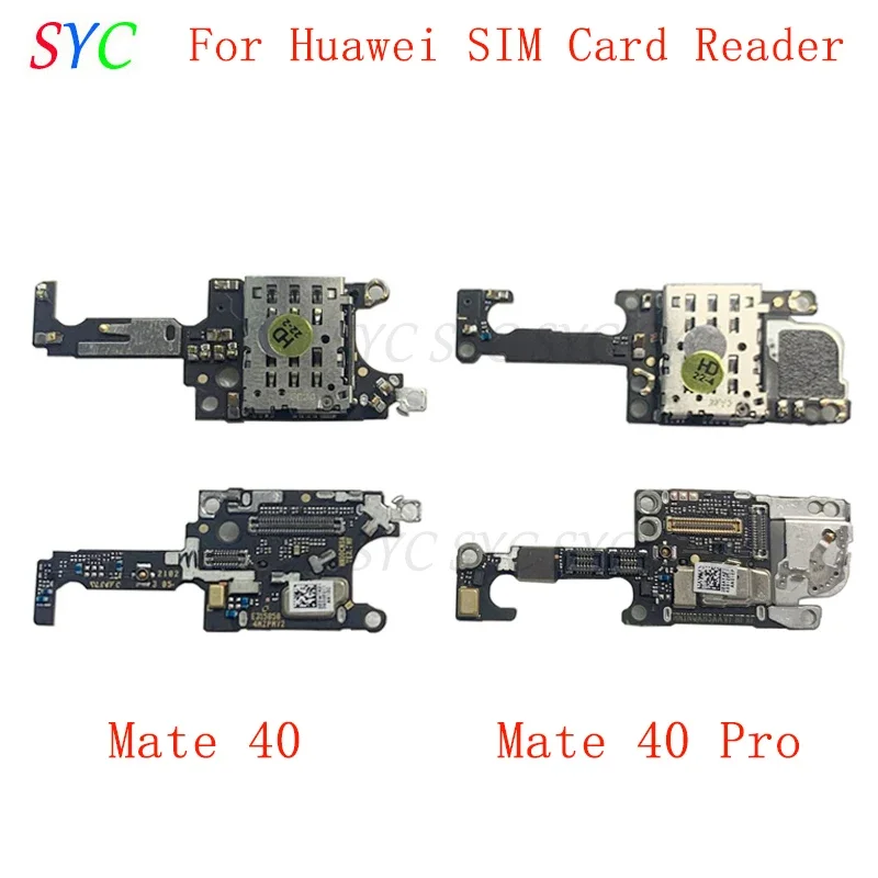 

Sim Card Reader with Mircrophone Board For Huawei Mate 40 Pro Sim Card Reader Flex Cable Repair Parts