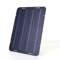 12W Portable Solar Powered Charger Kit Solar Car Battery Charging Kit Solar Panel Battery Charger for Car RV Boat Motorcycle