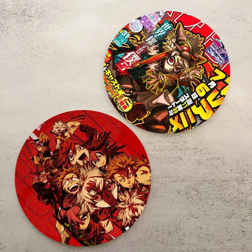 Japanese Supernatural Combat Anime G-Gachiakuta Natural Coaster Creative Cute Cartoon Absorbent Cushion Coffee Mug Bowl Cushion