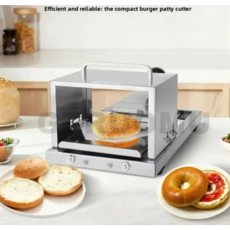 Commercial Automatic Toast Bread Slicer Stainless Steel Even Slice Loaf Cutting Machine Bakery Equipment