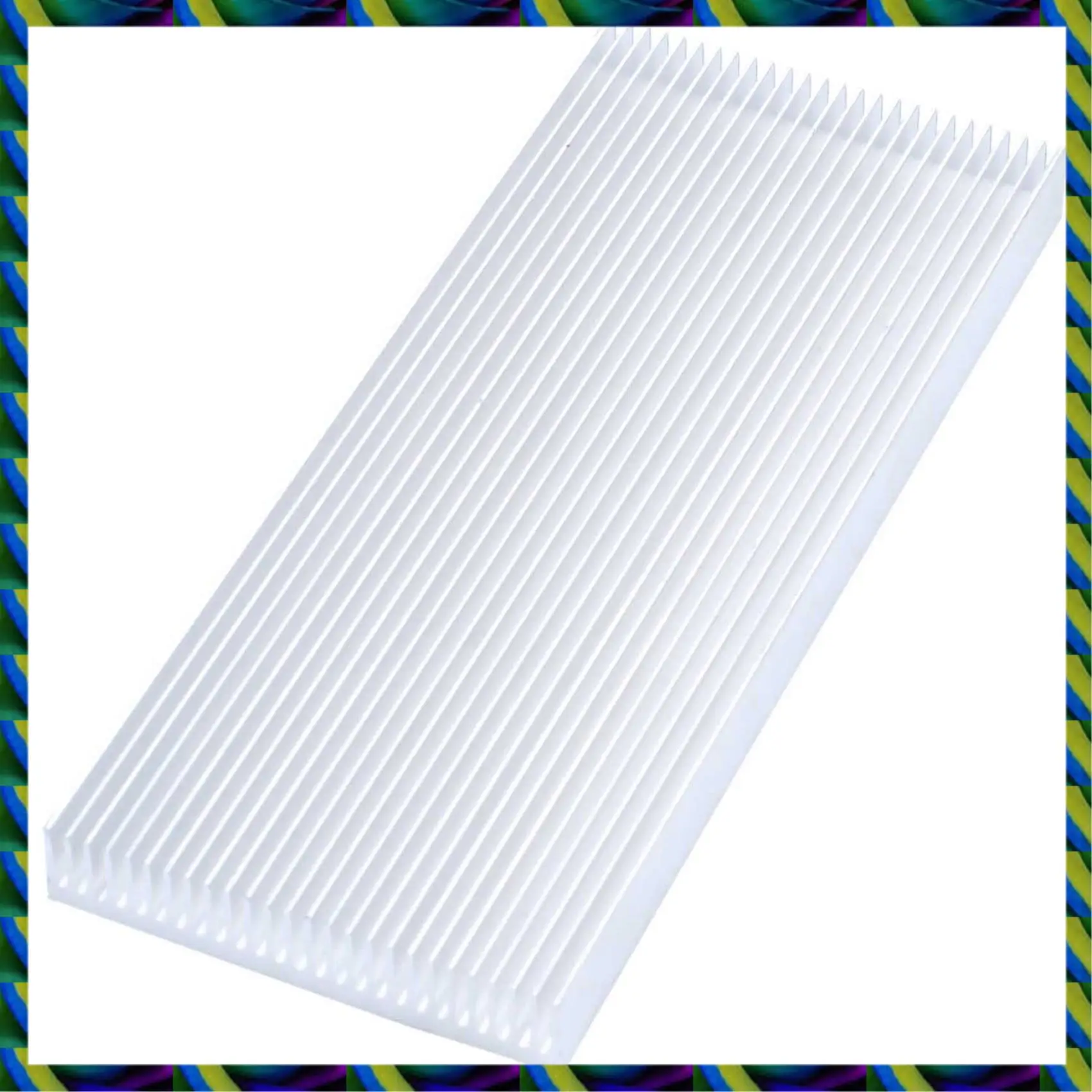 毎日 2X アルミヒートシンクヒートシンクハイパワー LED アンプトランジスタ 100X41x8mm