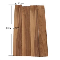 HQ T2 DIY 2-4MM Thin Sound Box Material Big Size African Black Walnut Timber Log Rare Wood Block Lumber 6