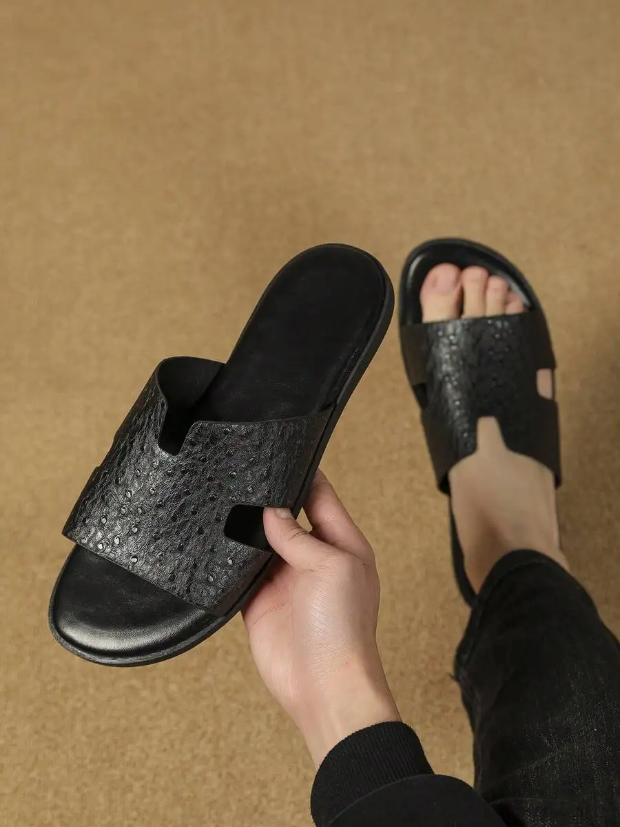 

Men's Summer New Style Sandals With Anti-Odor, Soft & Slip-Resistant Features, Suitable For Outdoor, Beach, And Casual Wear