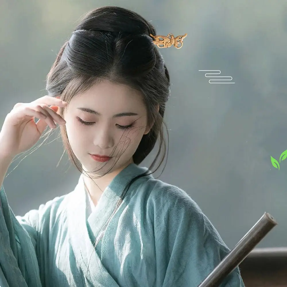 Braided Hairpins Wave Shape Hair Sticks Bird Antler Wooden Hair Sticks Korean Hair Clip Chinese Hair Fork Women Hanfu Hairpins