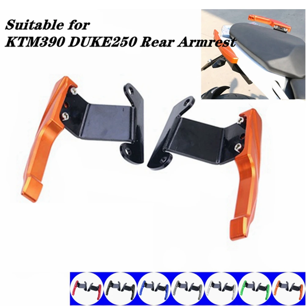 Motorcycle Tail Handrail For KTM DUKE 390 250 2018-2020 CNC Personality Rear Armrest Racer Shelf handle tail fin Accessories