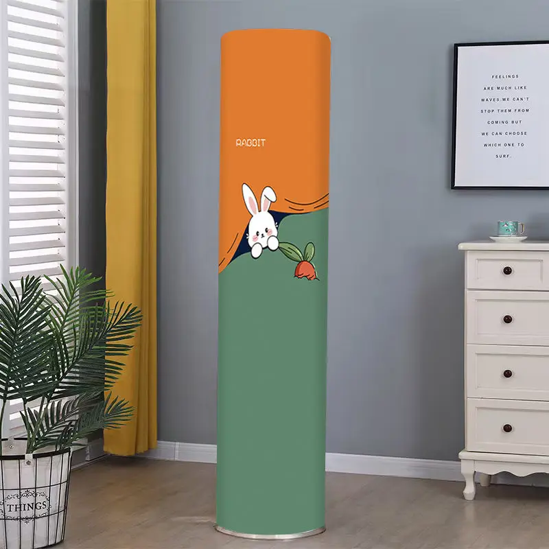 

Cylindrical cabinet machine cover with dust-proof cover,sun-proof, three-dimensional air conditioner dust-proof cover