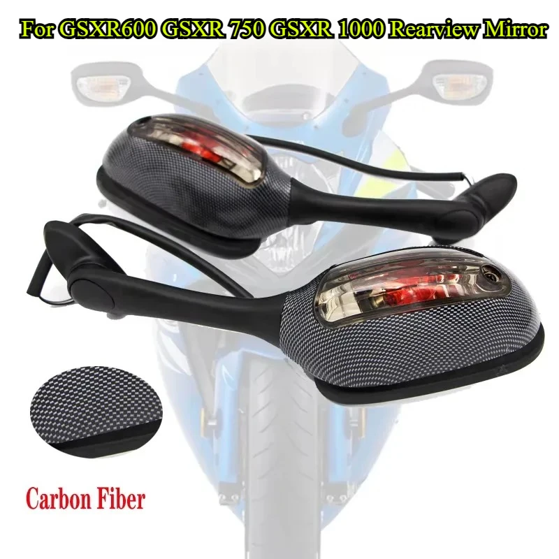 

Motorcycle Rearview Mirror Reflector Turn Signal For Suzuki K6 K8 GSXR 600 GSXR 750 2006 - 2018 K5/K7 GSXR1000 2005 - 2016