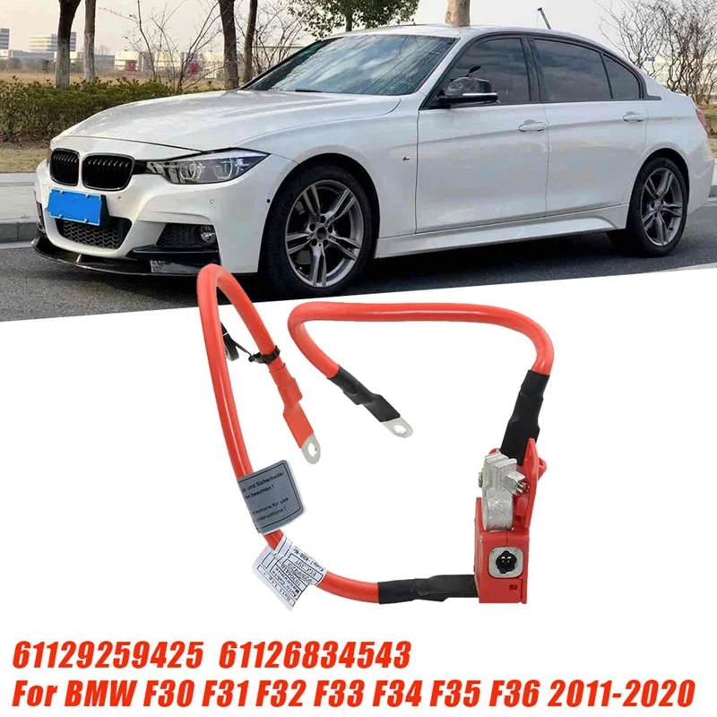 

Positive Wire Battery Lead Cable Protection Replace 61126834543 For BMW F30 F31 F32 F33 F34 F35 F36 2011-2020 61 12 9259425