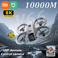 Xiaomi V66 Mini Drone 8K HD Wide Angle Camera Dual Camera Fixed Height Aerial Photography Aircraft Foldable Quadcopter Kids Toys