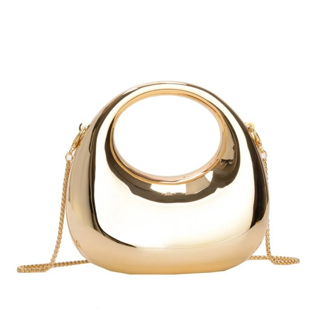 Fashion Acrylic Clutch Bags Elegant Small Handbags Portable Handle Wrist Bag for Women image 2