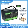 VariCore 12.8V 100AH ​​LiFePO4 배터리 12V 리튬 철 인산염 배터리 골프 카트 용 6000 사이클 자동차 라이터 태양 광 골프 카트 5