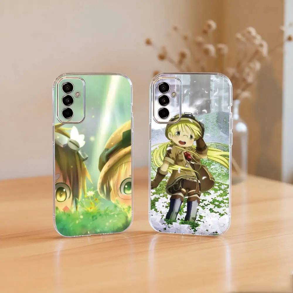 Funda para teléfono Made in Abyss, transparente, de silicona suave, para Samsung A10,12,20,21S,30,31,40,50,51,52,70,71