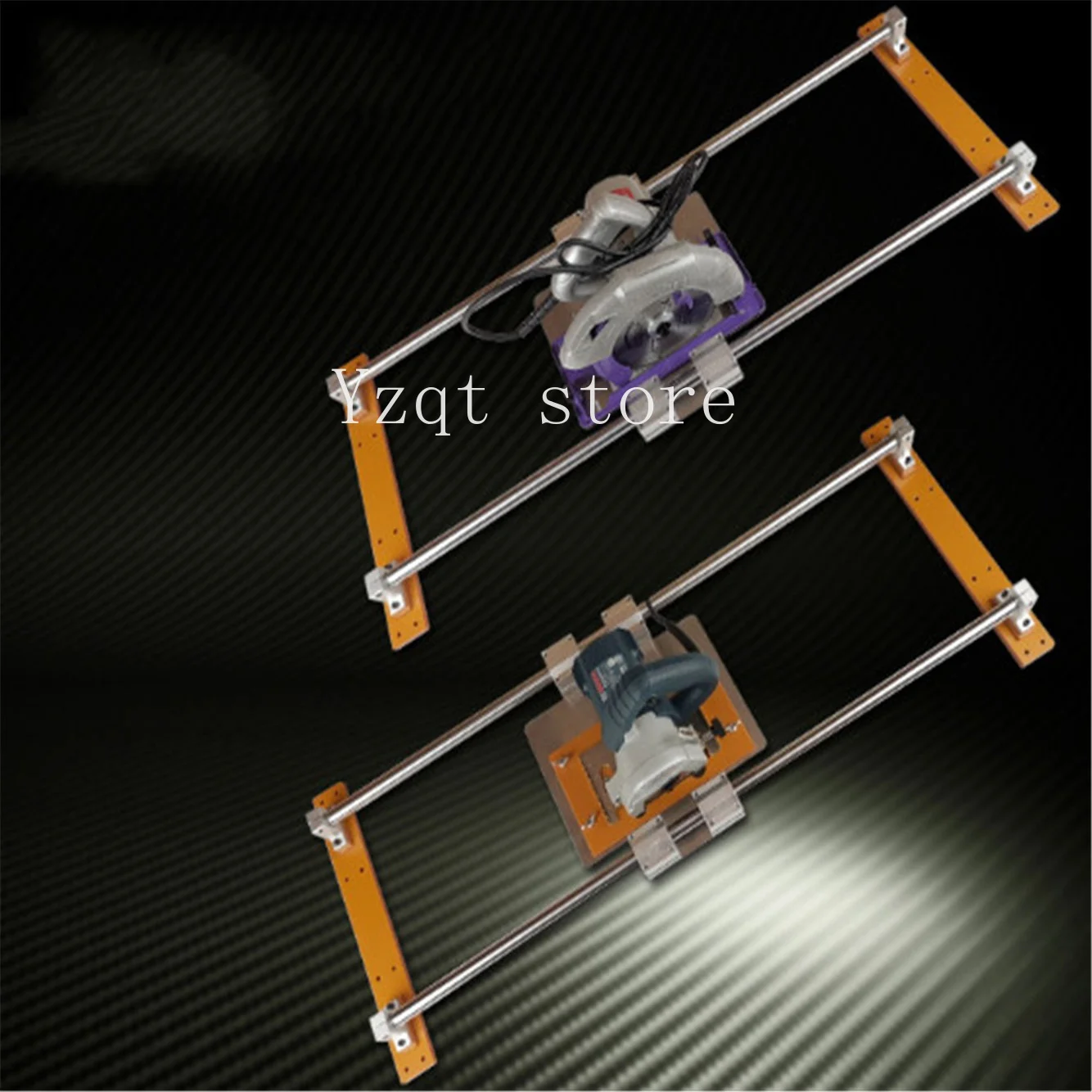 High-precision optical axis saw shelf full set of hand push positioning marble  cutting machine accessories cutting board