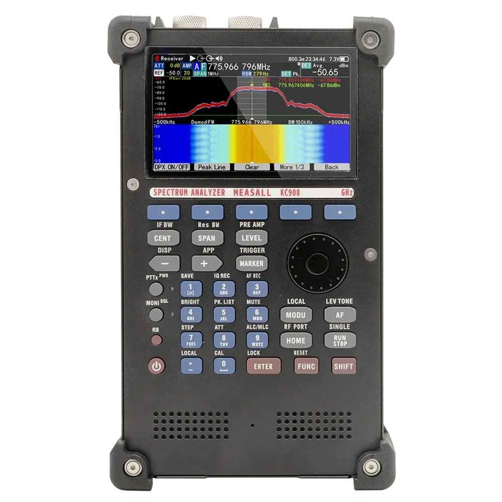 MEASALL LY.GROUP.CHINA Distributor Ultra-lightweight KC908A Real-time 10.8GHz Spectrum Analyzer Wide-band Sweep Monitor Receiver