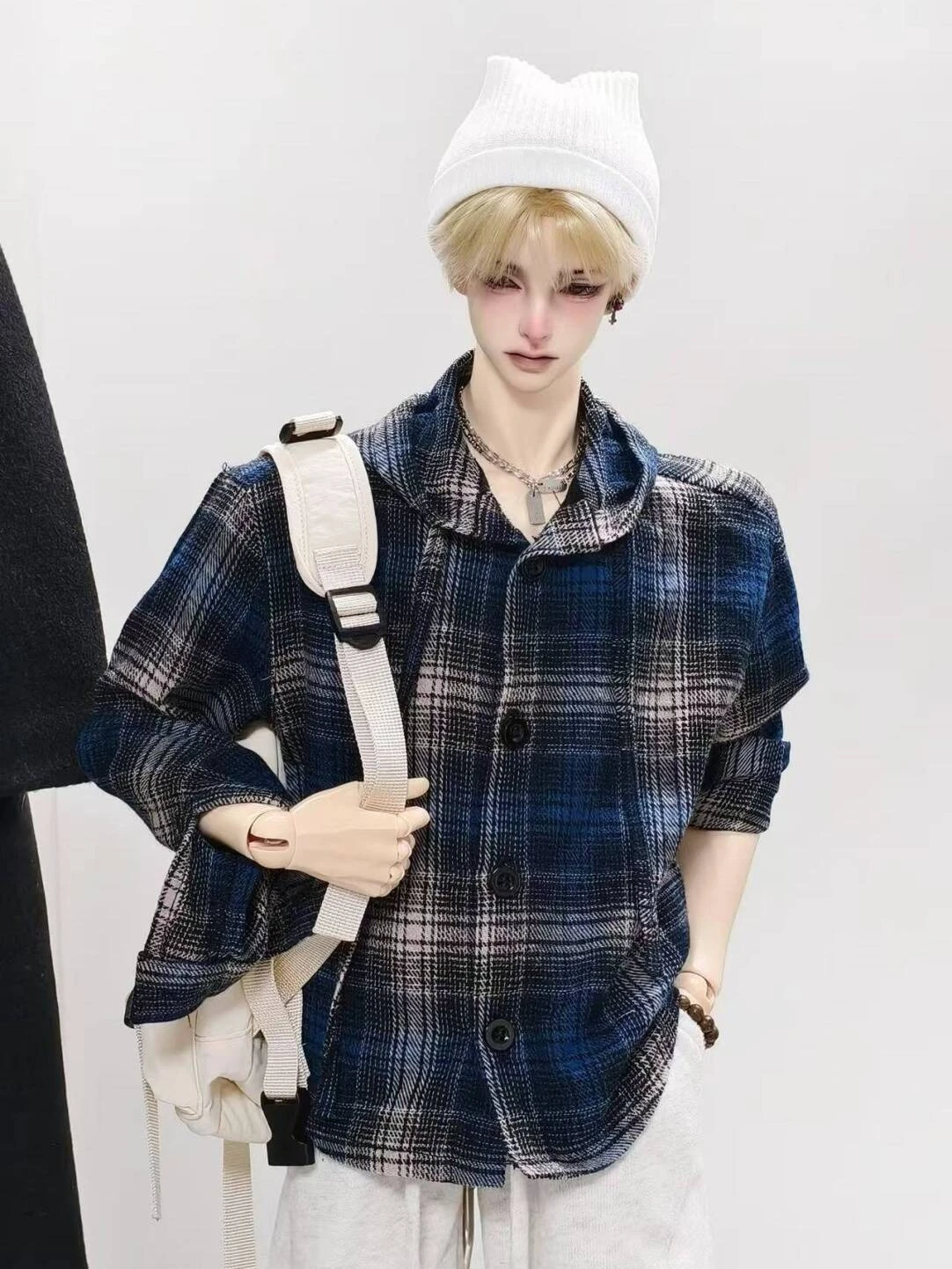 1/3 人形の服 75 センチメートル男性 Bjd 人形用長袖フード付きシャツドレスアップおもちゃままごとハンサム人形アクセサリー、人形なし