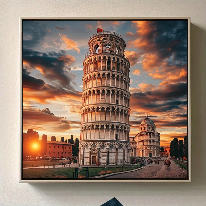 

500/1024PCS Jigsaw Puzzle Leaning Tower of Pisa, Italy Suitable for Leisure and Entertainment Modern Decoration Gift