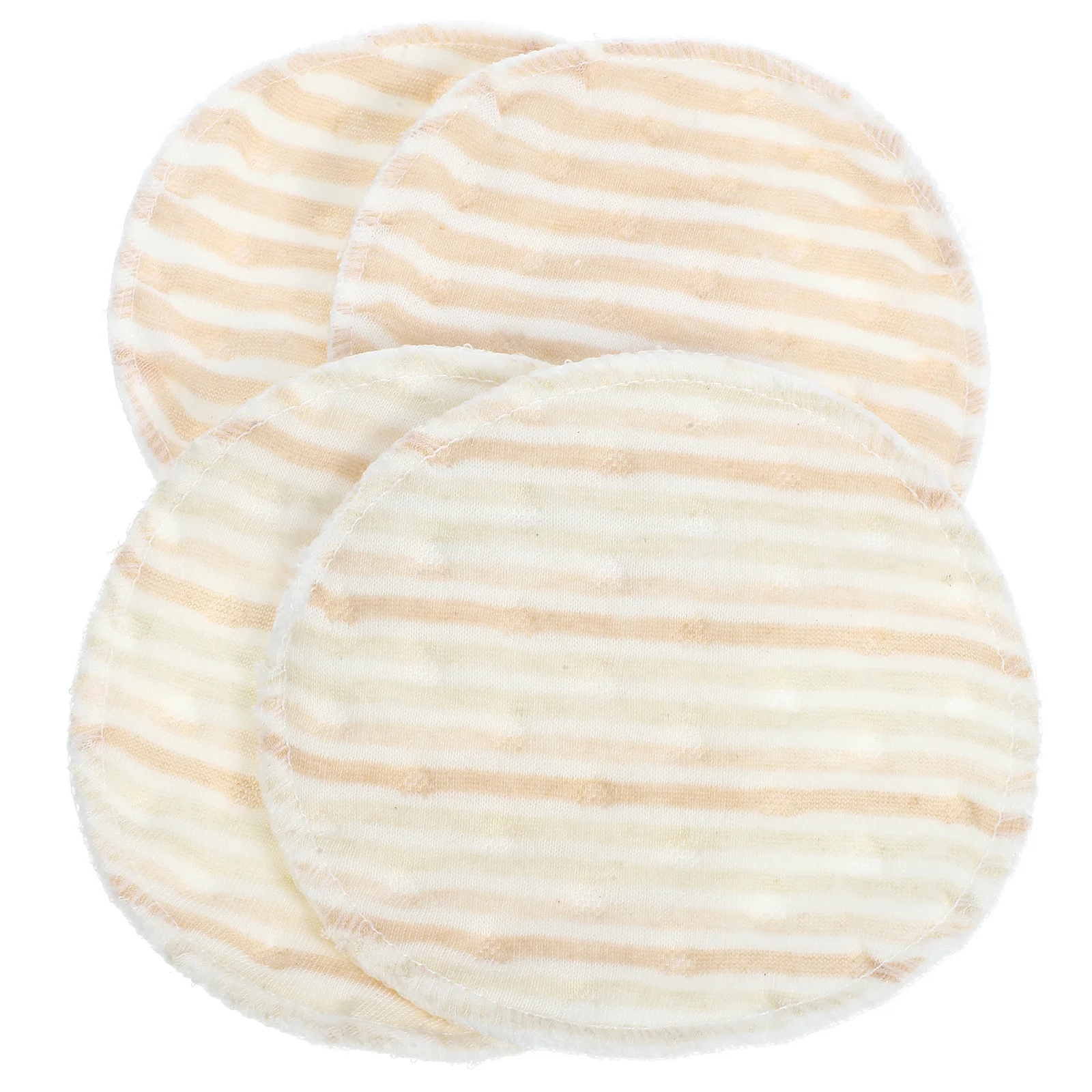 

4Pcs Reusable Breast Pads Cotton Anti-Overflow Gentle on Skin for New Moms Breast Pad Breastfeeding Pads Women Feeding Pad