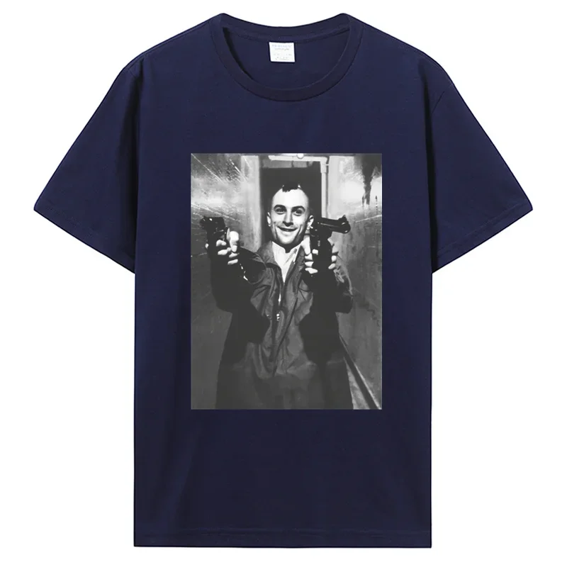 Travis Bickle Taxi Driver Men T Shirts Robert De Niro Movie Creative Tee Shirt Short Sleeve Harajuku T-Shirt Summer Clothing