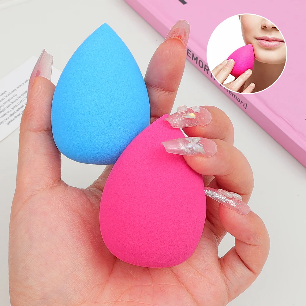 Soft Beauty Egg Random Color Wet and Dry Puff Foundation Sponge Egg Do Not Eat Powder Makeup Powder Puff Accessories Beauty Tool