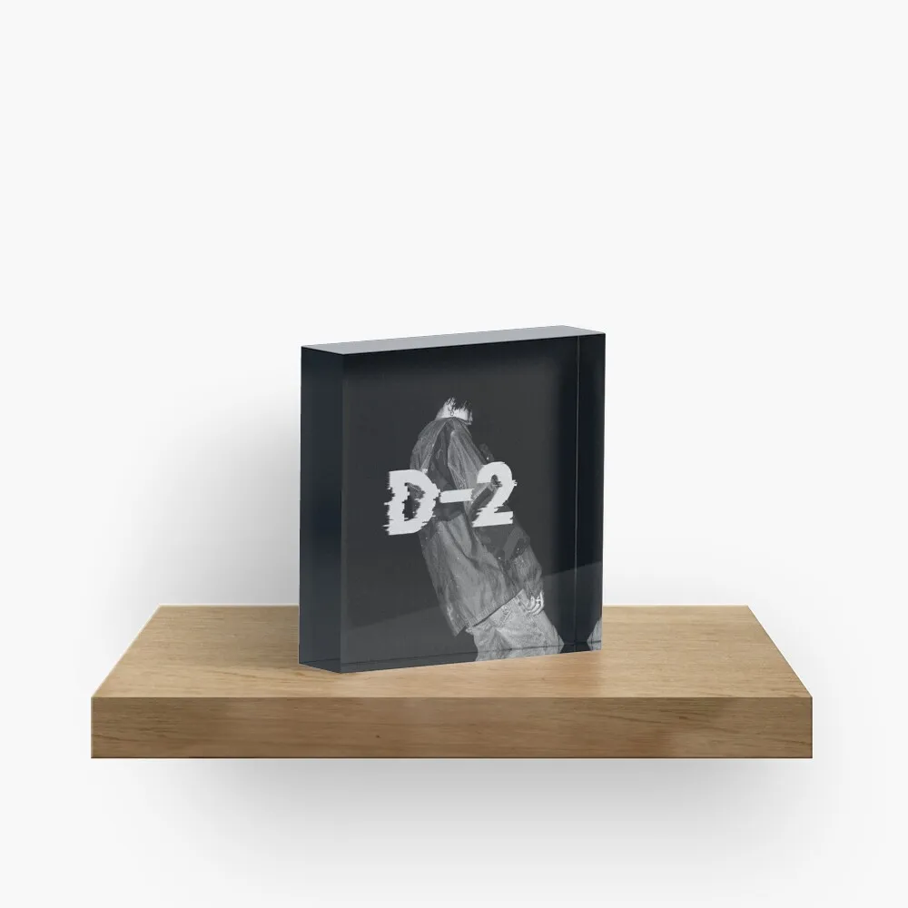 D 2 Agust D Album Cover  Acrylic Block Board  Room Fashionable Pad Print Funny Wedding Family Clear Home Stamping Decoration