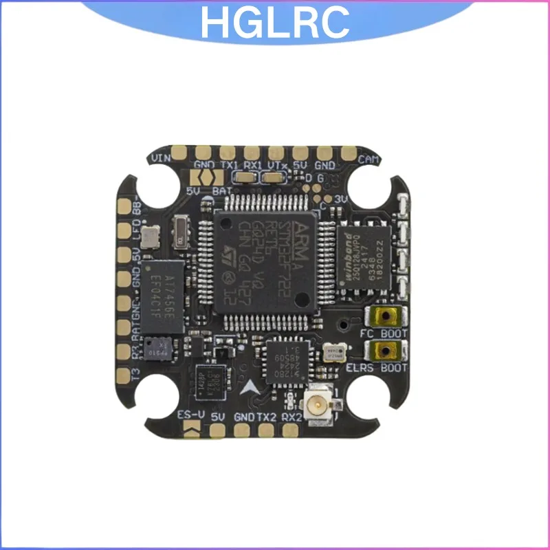 

HGLRC SPECTER F722 Lite Flight Controller ICM42688 Gyro Built-in ELRS 2.4G Receiver for FPV Racing Drone