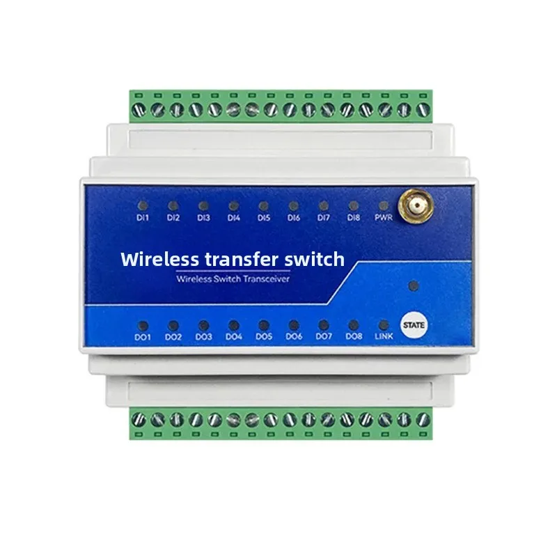 Wireless 433MHz Remote Transmission Switch, 1/2/4/8-Way 5KM/10KM Industrial Grade DC 8-28V