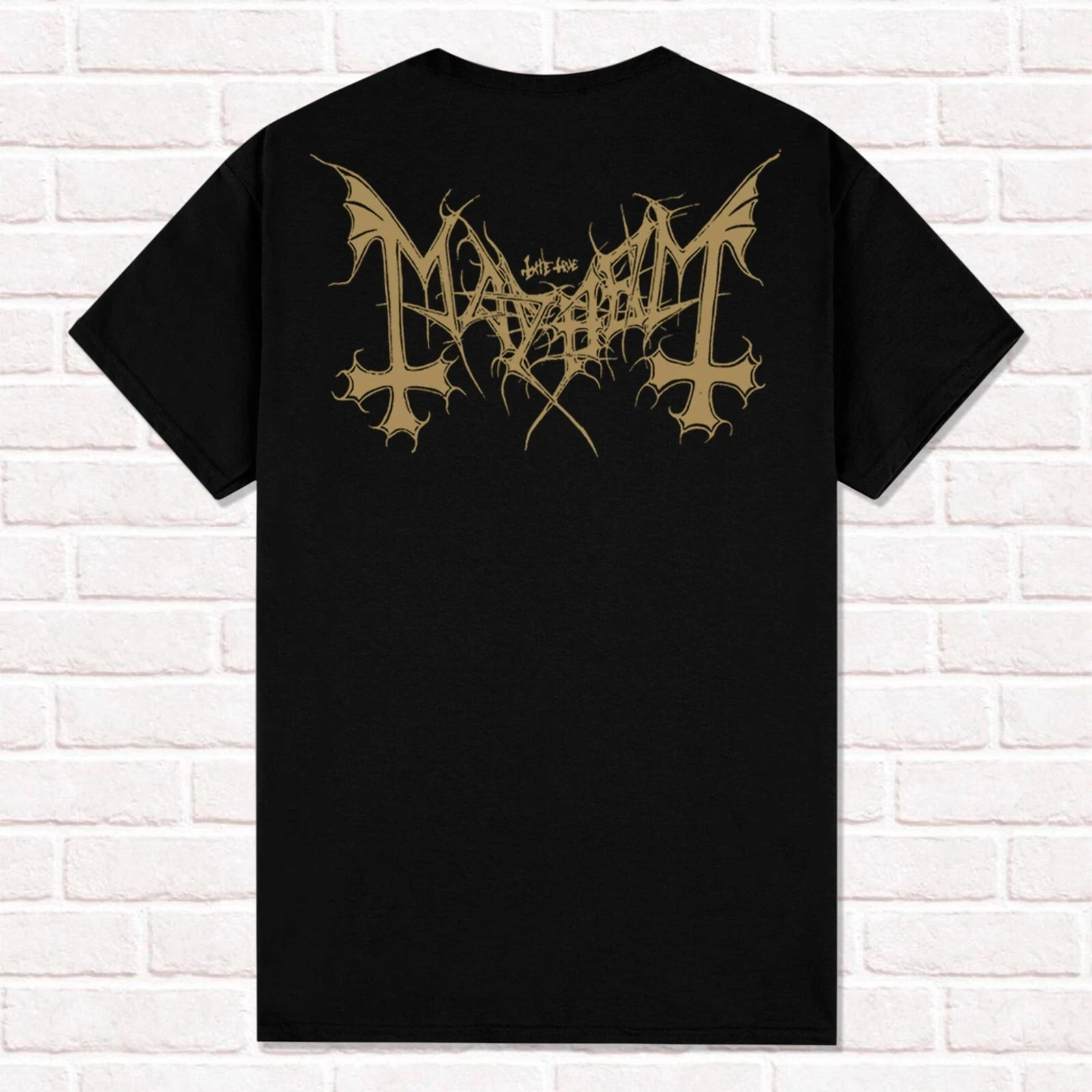 2025 Mayhem T-Shirt Dawn of The Black Hearts 1995 True Norwegian Black Metal T-Shirt Baumwolle T-Shirts Tops Damen Kurzarm