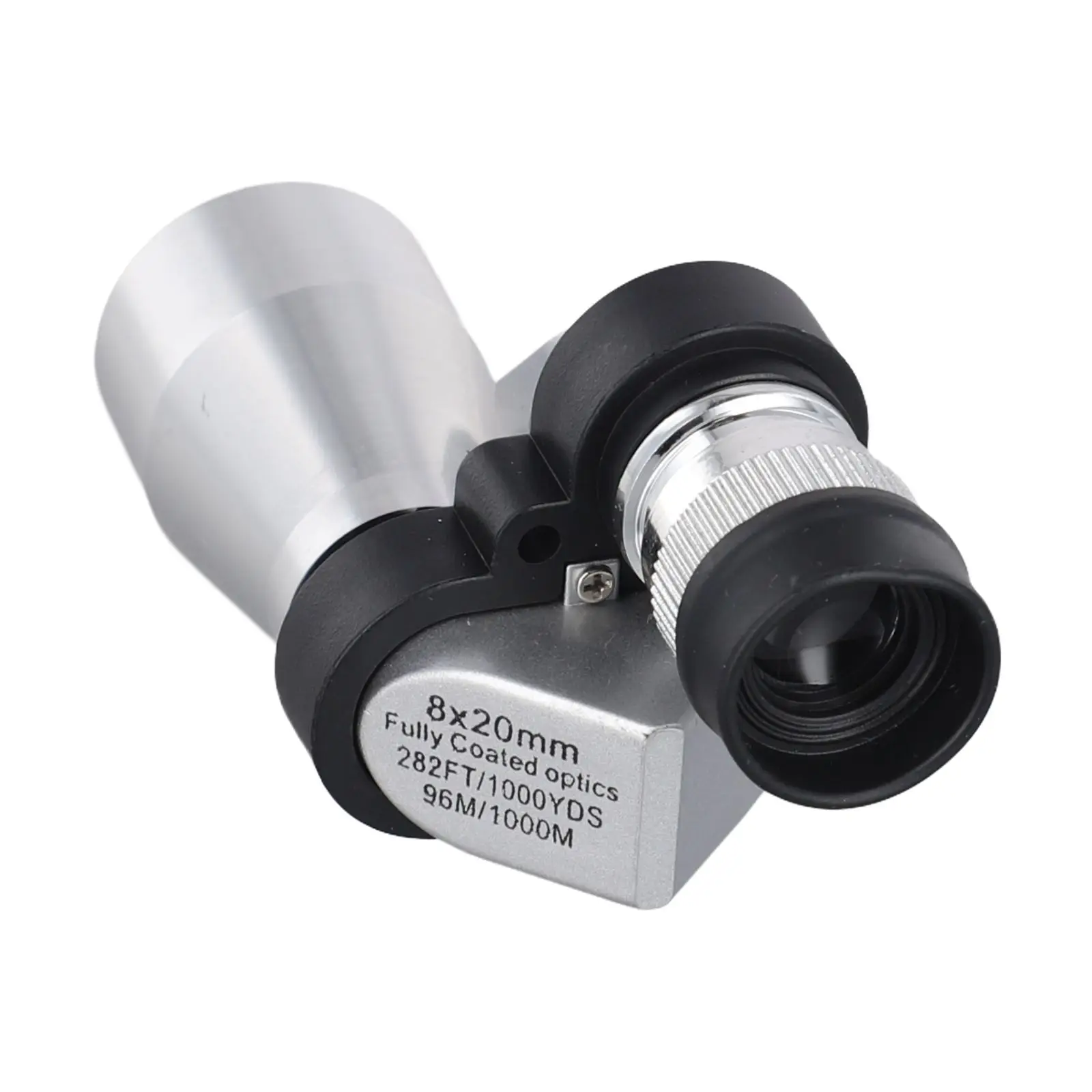 Compact Monocular with 8x Zoom and 20mm Objective Lens for Outdoor Viewing with HD Resolution and Lightweight Construction