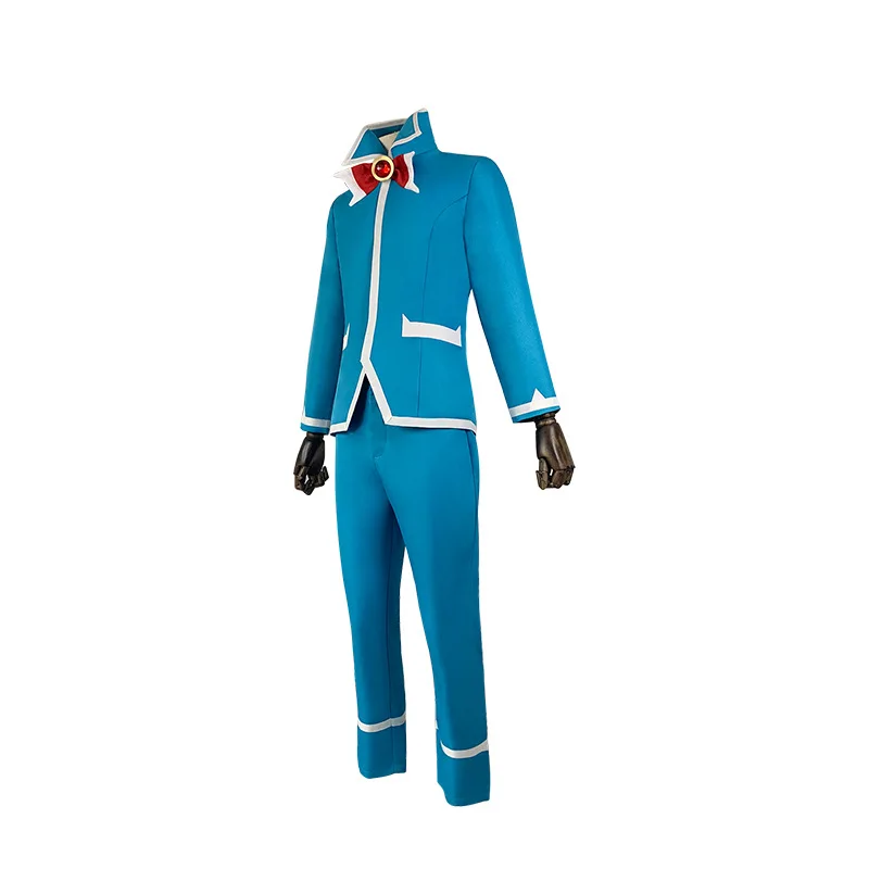 Anime Welcome to Demon School! Cosplay Costume Iruma-kun Suzuki Iruma Uniform Cos Jacket Pants Bow Tie Suit Halloween Party Wear