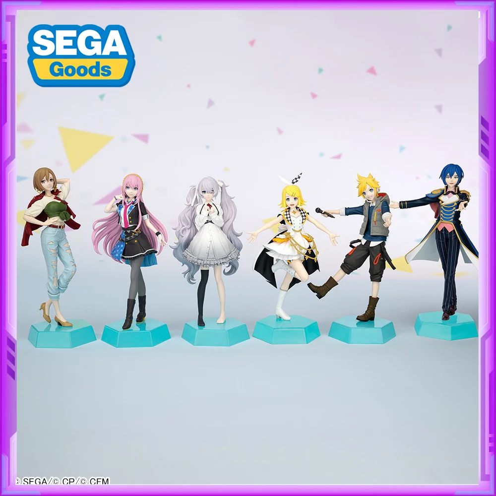 

В наличии Оригинальный проект SEGA Sekai: красочная сцена! подвиг. Хацунэ Мику ПВХ аниме фигурки экшн-фигурки модель игрушки
