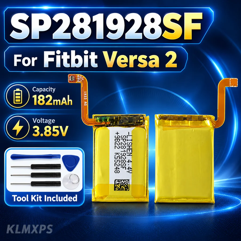 Replacement Smartwatch Battery For Fitbit Versa 2 SP281928SF Wireless Accumulator With Repair Tool Kit Included