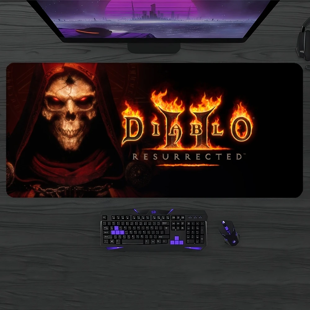 

Diablo II Resurrected Mouse Pad Gamer Pc Gaming Accessories Rubber Mat XXL Deskmat Mats Keyboard Cabinet Mause Laptops