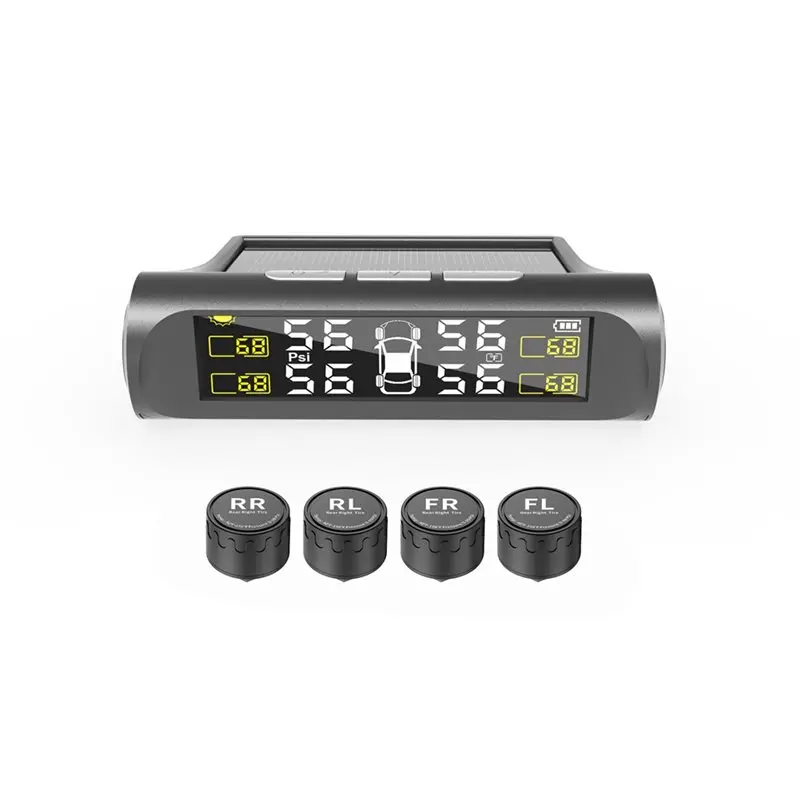 

Система контроля давления в шинах автомобиля с 4 внешними датчиками и голосовым оповещением на русском языке