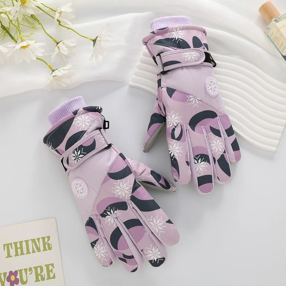 

New Waterproof Ski Gloves Windproof Cycling Mittens Touchable Screen Coldproof Full Finger Gloves for Outdoor Cycling Skiing