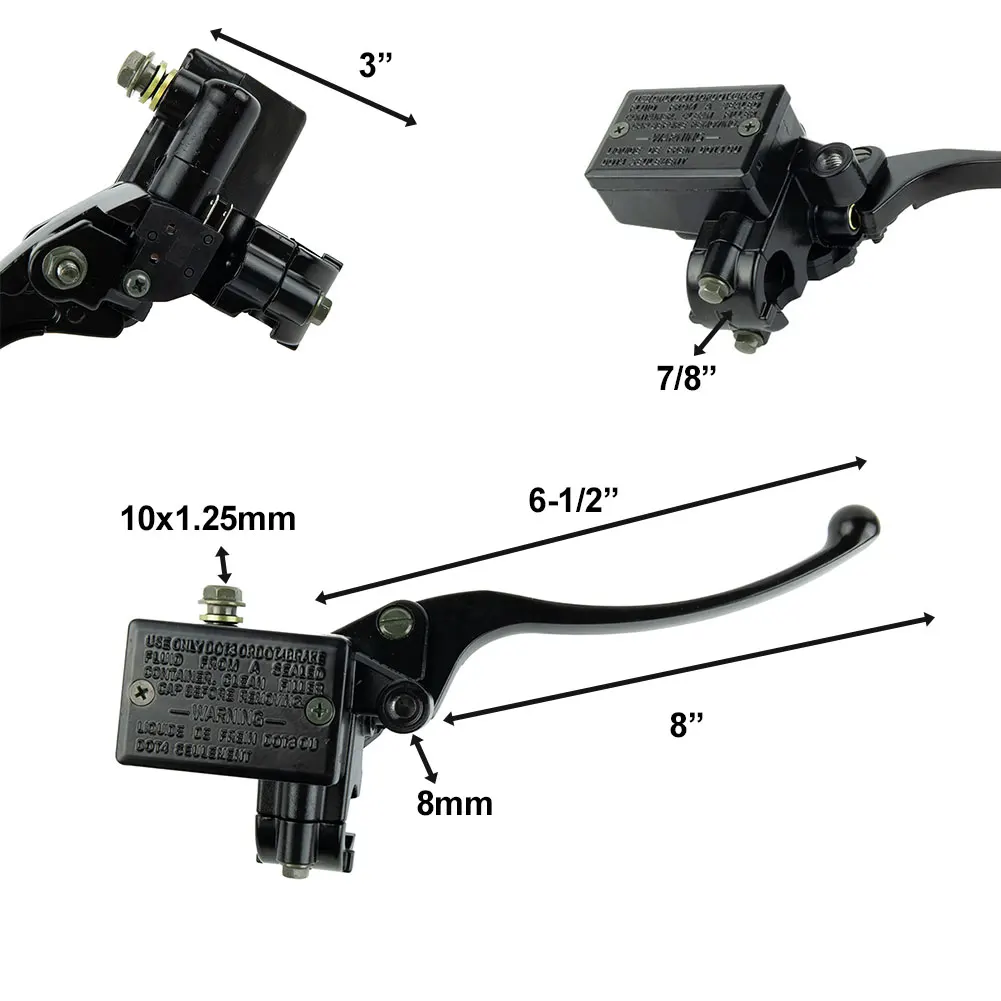 Achieve Optimal Braking Efficiency with our Front Brake Master Cylinder for Honda CM400 CM450 CX500 CB350 CB400 CB650 CB750 view 5