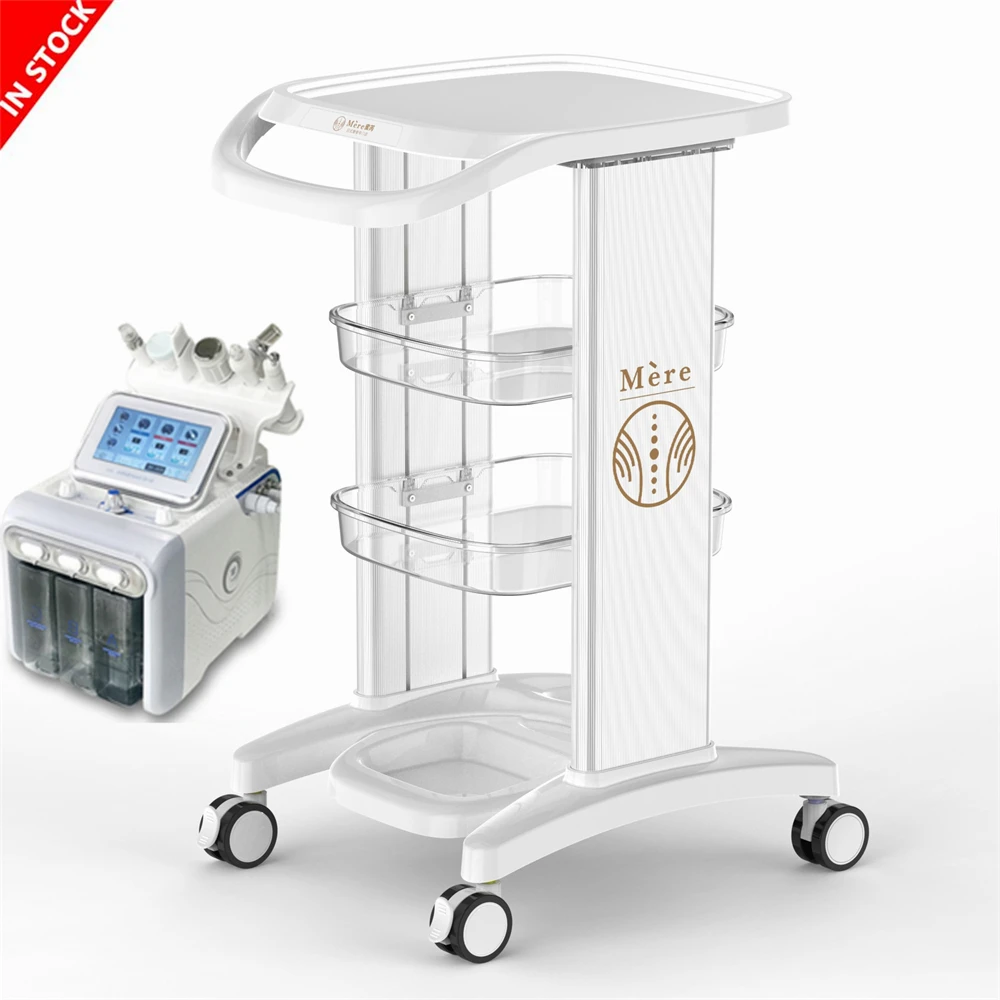 Factory Price Cosmetic Device Equipment Trolley Large Beauty   Trolley Metal Trolley Carts Table