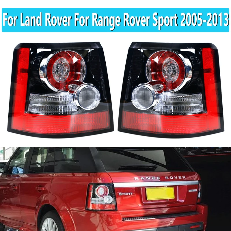 For Land Rover For Range Rover Sport 2005-2013 LED Rear Tail Stop Lights Lamps Tail Brake Lights Reflector