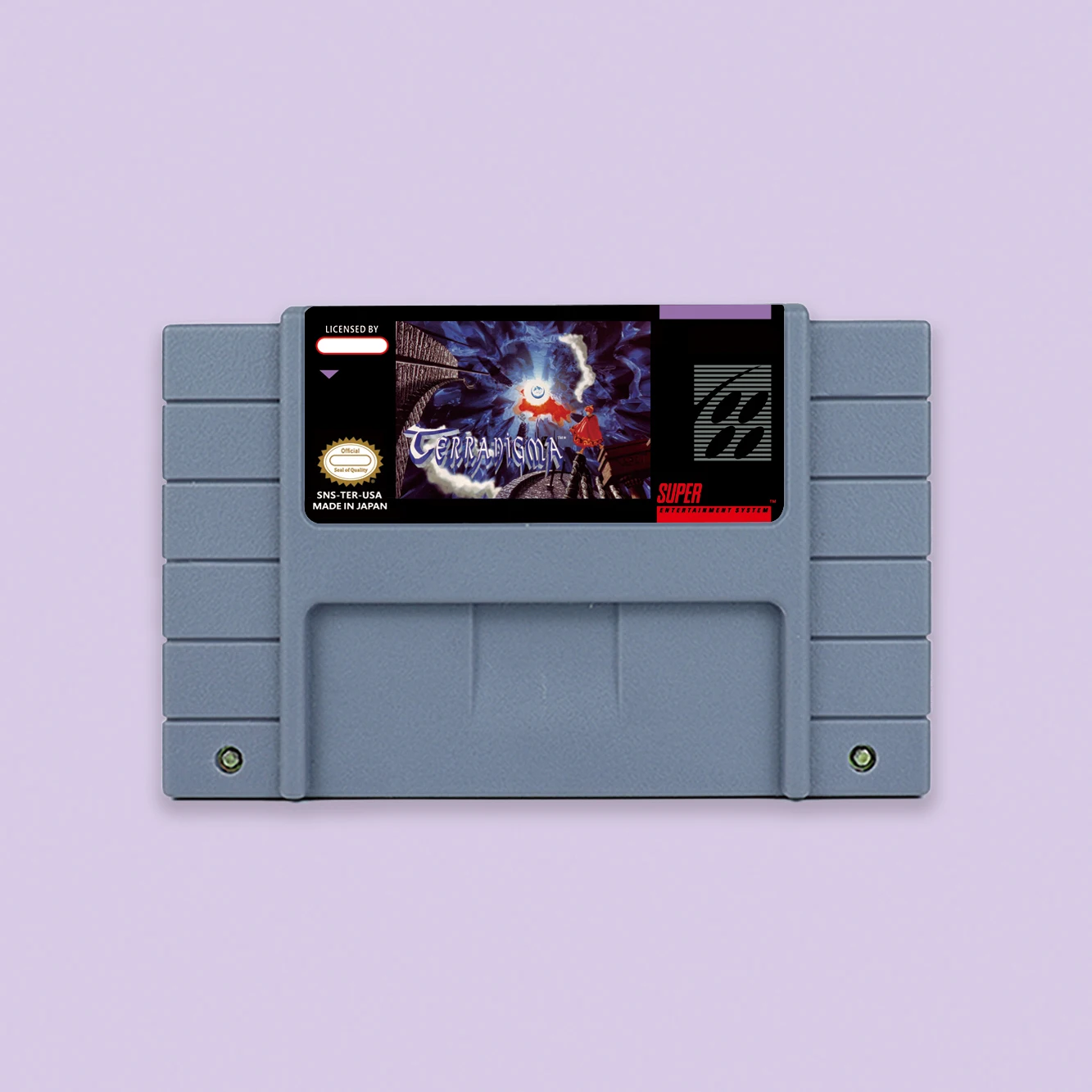 Terranigma RPG game for SNES 16 bit USA NTSC or EUR PAL Video Game Consoles Cartridge