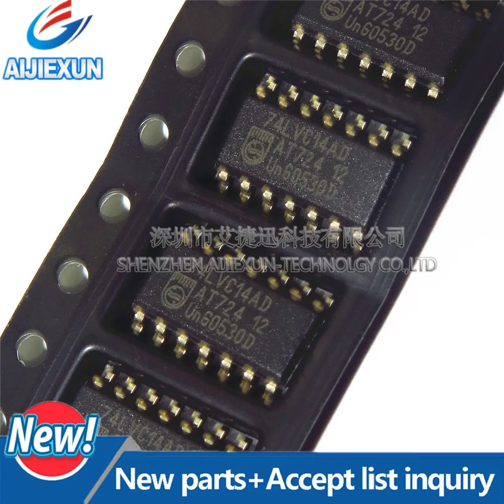 

100 шт. 74LVC14AD в наличии SOP14 шестигранный инвертирующий триггер Шмитта с допускным входом 5 В 100% новый и оригинальный