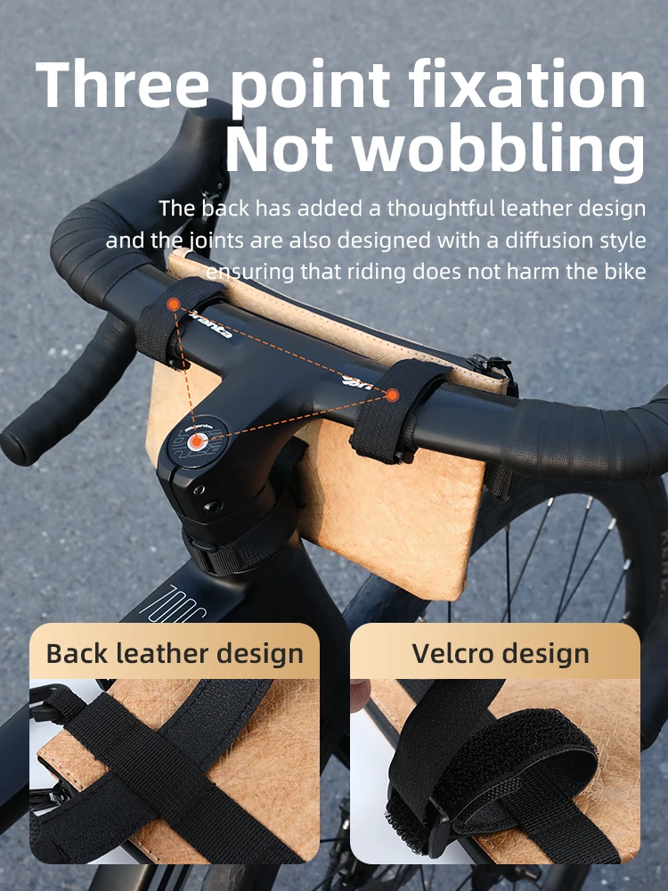 ESLNF صديقة للبيئة ركوب الدراجات الحقيبة ركوب دراجة المقود أكياس الطريق الجبلية دراجة محفظة حقيبة كروسبودي