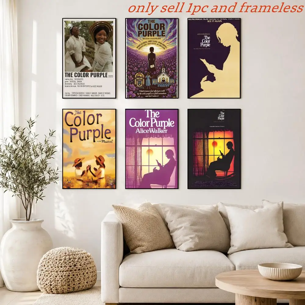 The Color Purple Musical Drama Poster Prints Cover Painting Wall Art Picture Living Room Home Decor