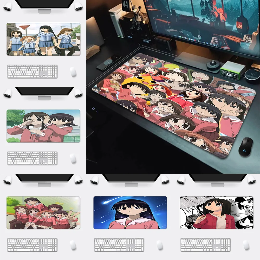 

Anime A-Azumanga Daiohs Mousepad HD Printing Computer Gamers Locking Edge Non-slip Mouse Pad XXL90x40cm Keyboard PC Desk Pad