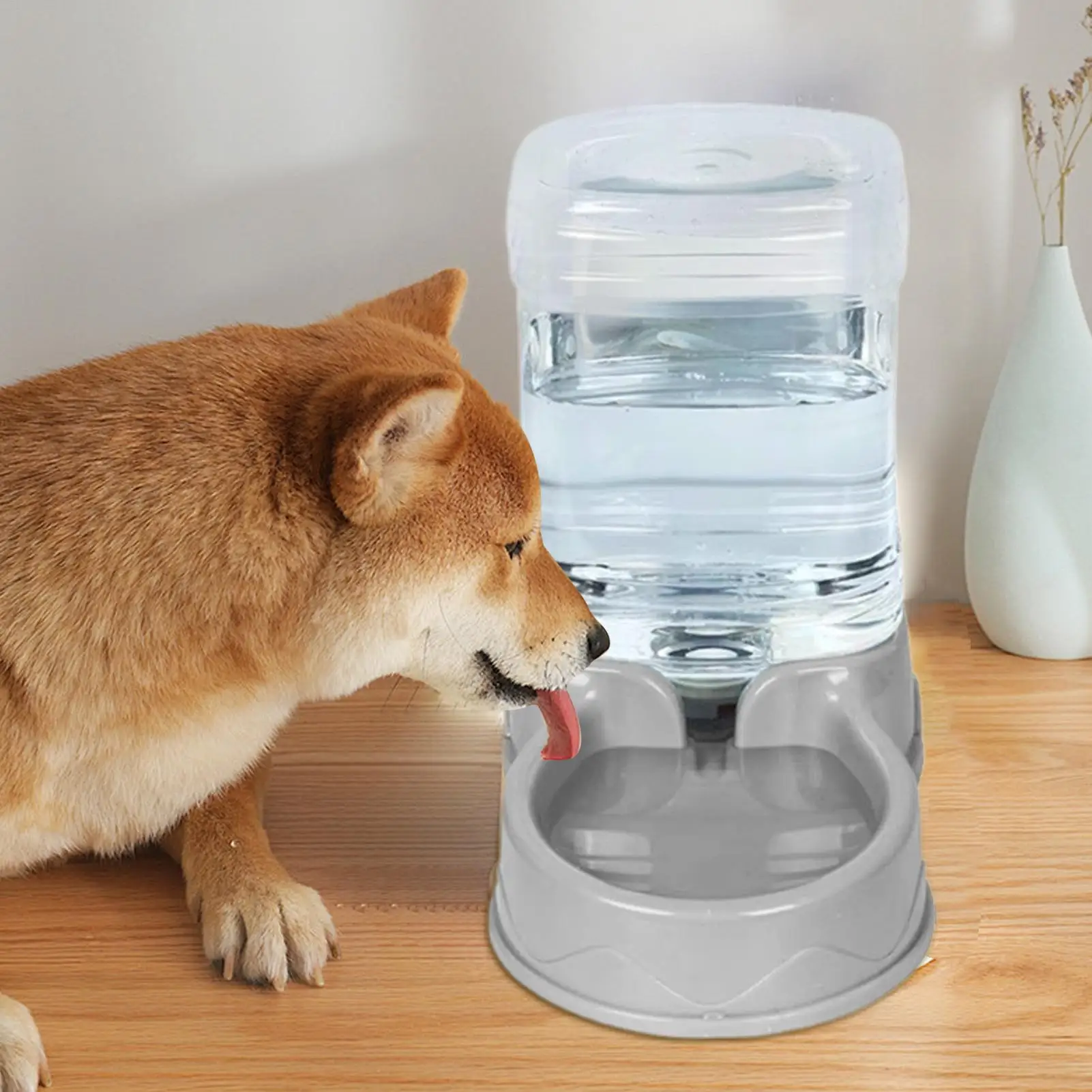 Automatischer Tierfutterautomat, Hundenapf, Futter- und Wasserspender für Katzen, fließendes Wasser, nicht strombetrieben. – Detail 6