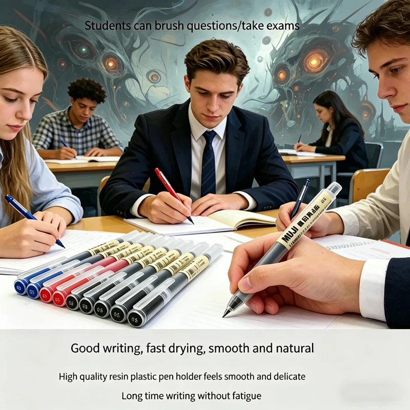6/8 stuks MUJIs stijl gelpenne - Muji Stationery Gel Pen recensie en prijs