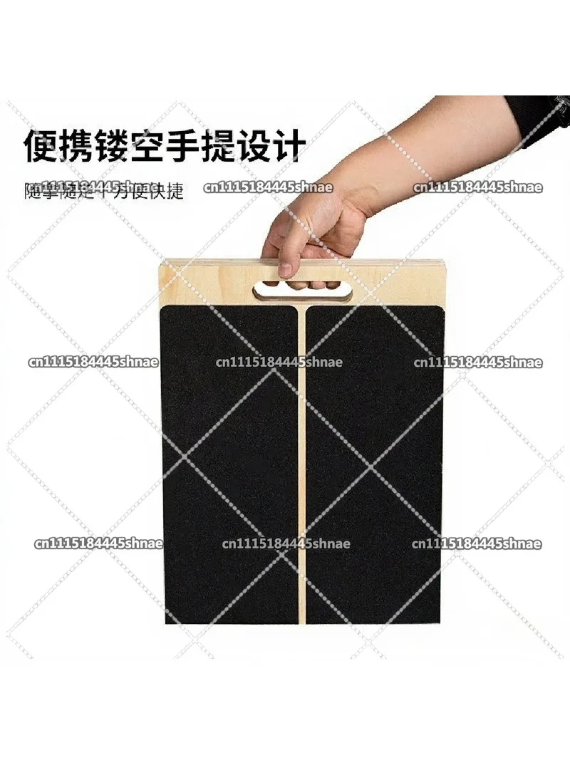 Wooden tensile board Fitness oblique pedal Multi-gear adjustable Achilles tendon Calf stretcher Sports Standing tensile stool