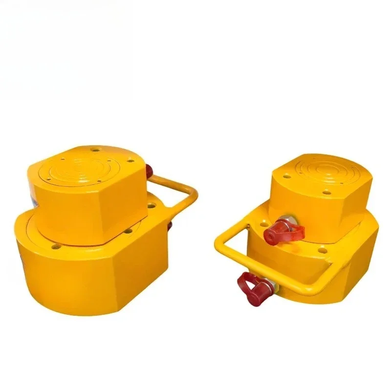 Heavy-duty single-acting hydraulic jack with ultra-thin design for easy operation in tight spaces