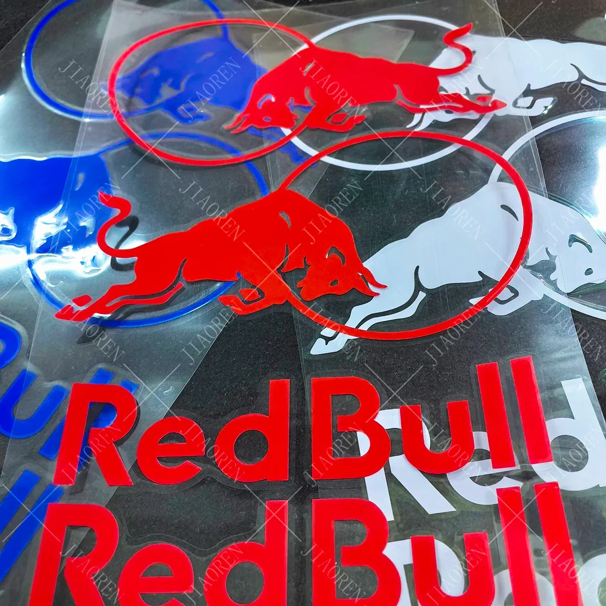 Vinyl Red Bull Helmet Sticker Decal Logo