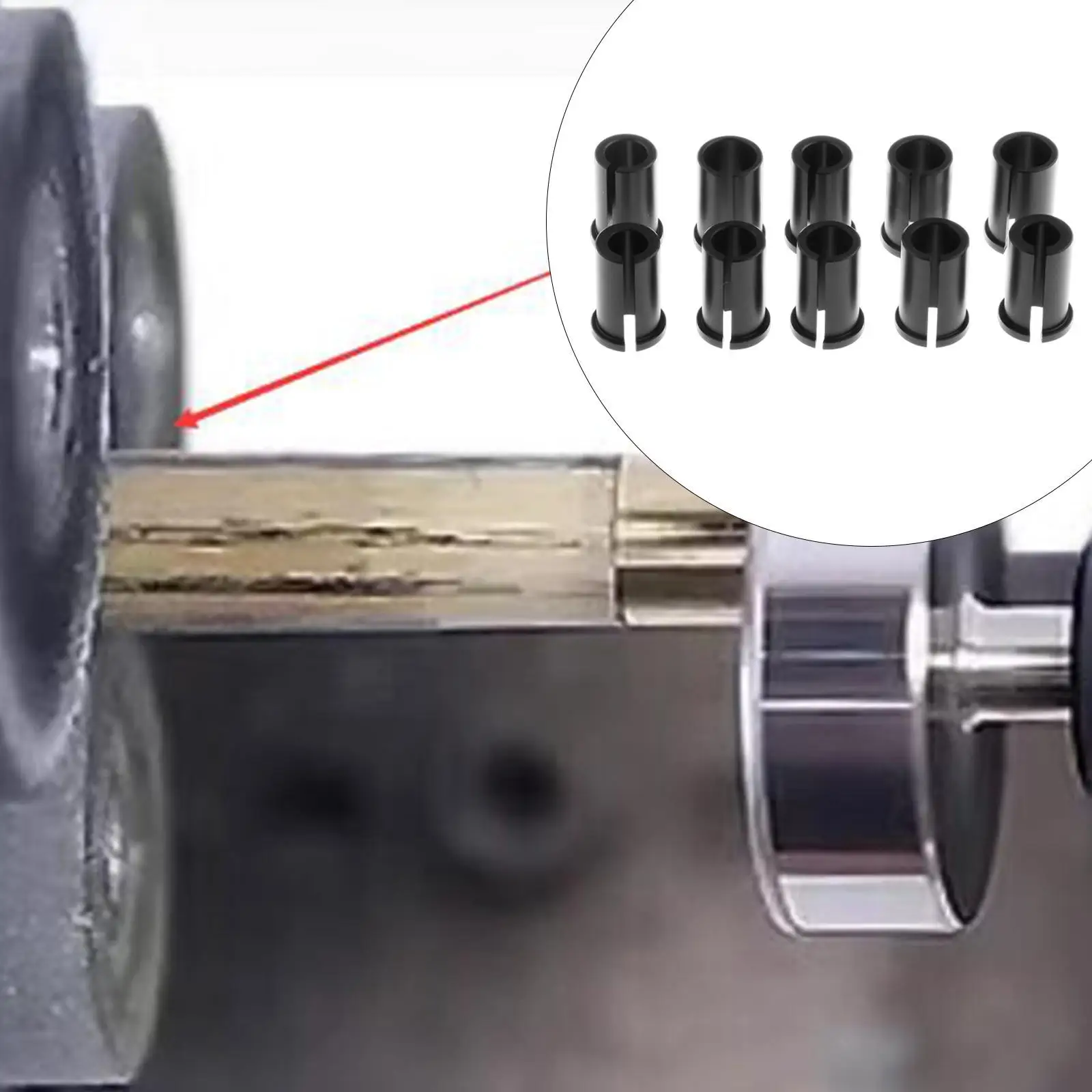 

10x Pool Cue Tip Repair Tool Cues Care Kit Portable Easy to Use Replacement for Indoor Beginner Snooker Enthusiasts Beginners