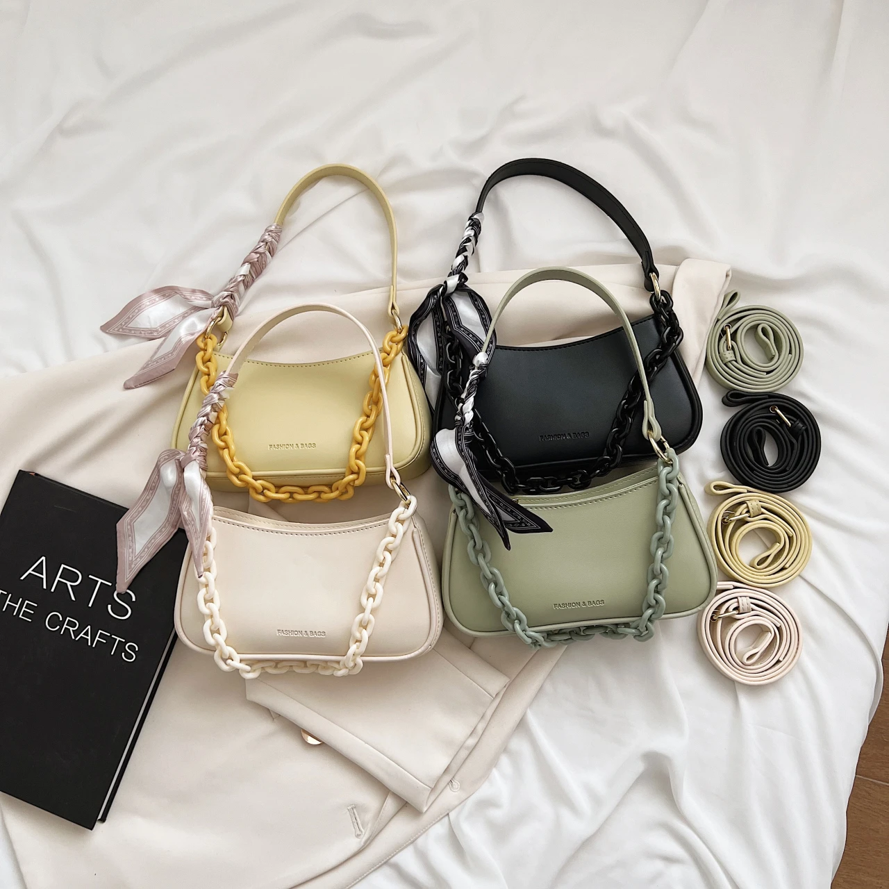 2025 new spring women's bags stylishelegant,shoulderchain crossbody  versatile ins underarm bags