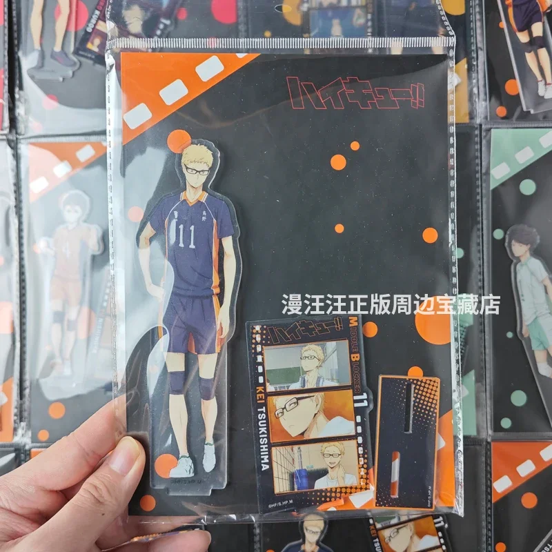 Anime Haikyuu!! Ryunosuke Tanaka Yu Nishinoya Kotaro Bokuto Tobio Kageyama Kei Tsukishima Oikawa Tooru Cosplay Standing Sign